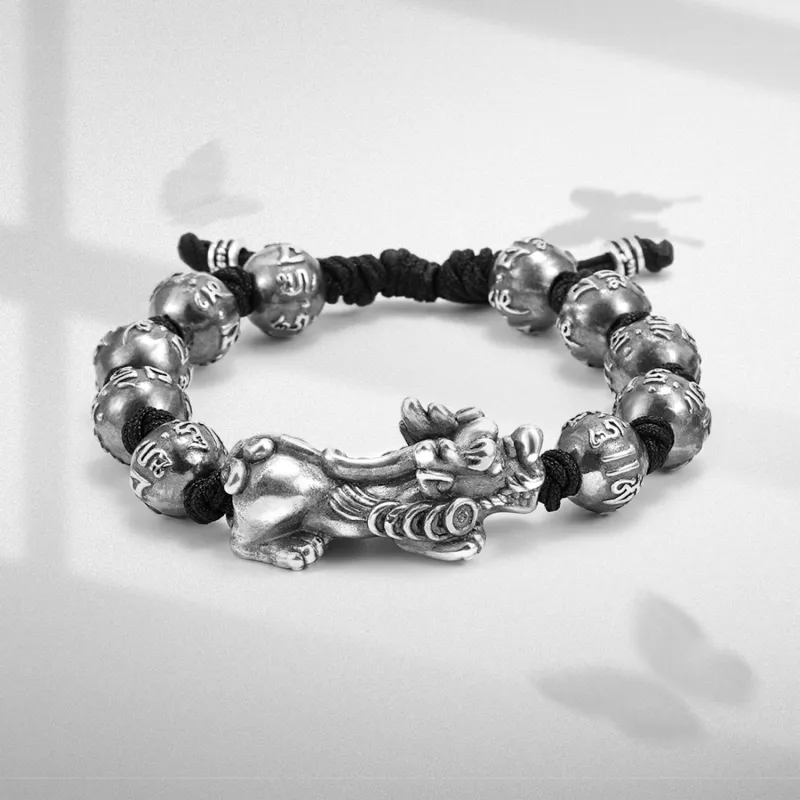 DH7 S 999 Fine Silver Pure Silver Bracelets Unisex-1