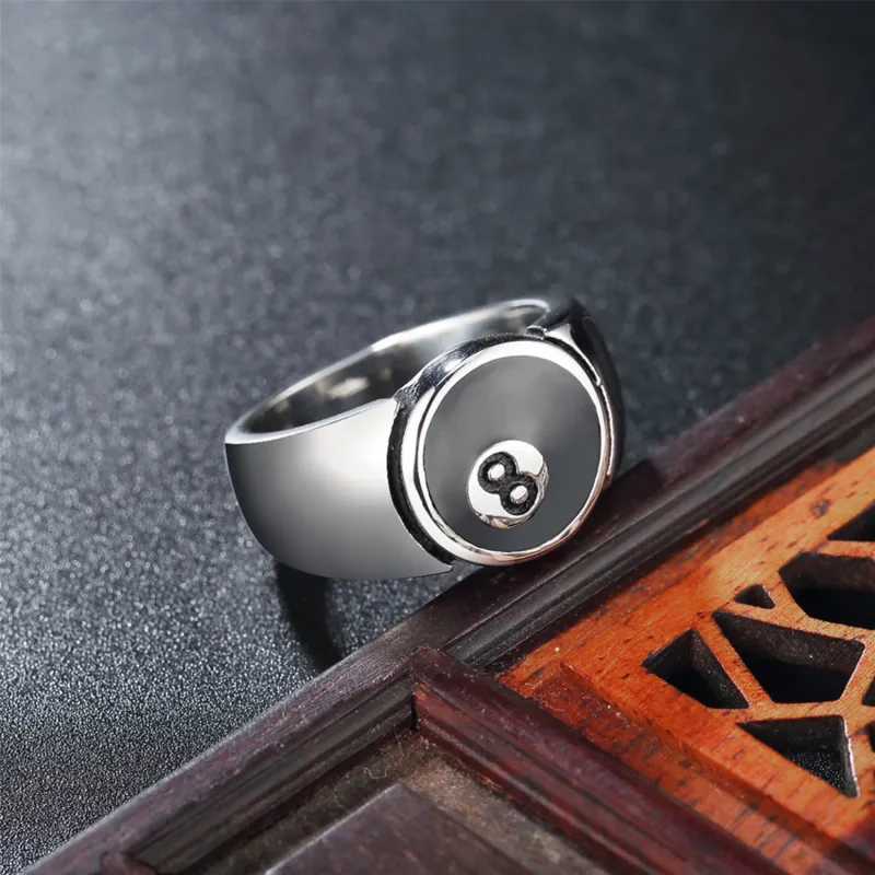 DH7 Titanium Steel Rings Unisex-2
