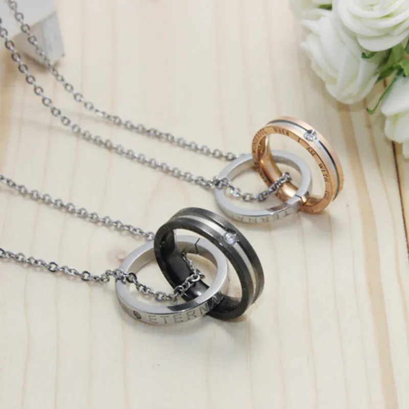 DH7 Titanium Steel Necklaces Unisex-2