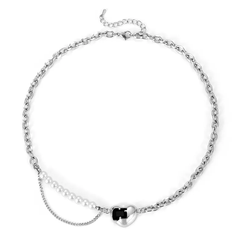 DH7 Titanium Steel Necklaces Unisex-2