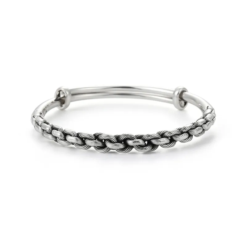 DH7 S999 Fine Silver Sterling Silver Bracelets Unisex-3