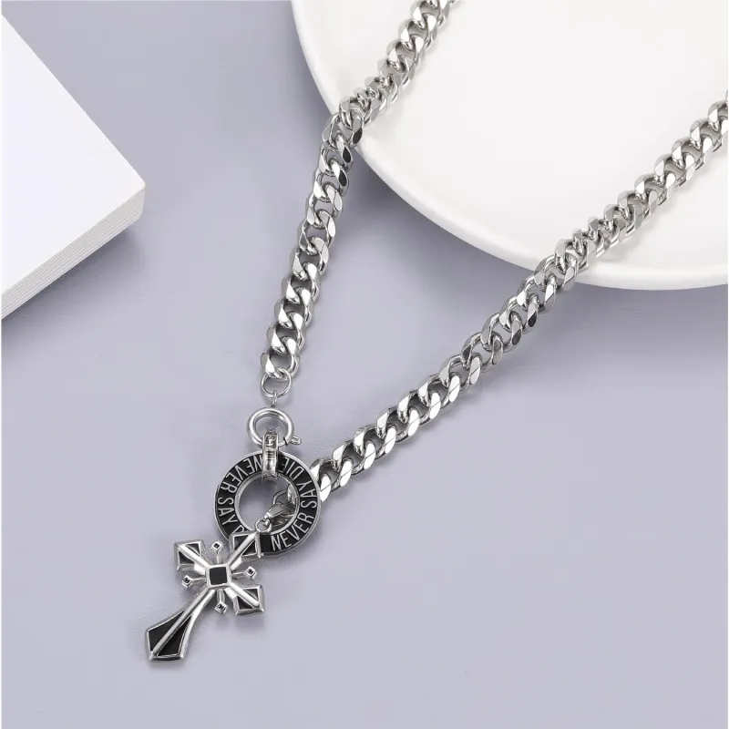 DH7 Titanium Steel Necklaces Unisex-1