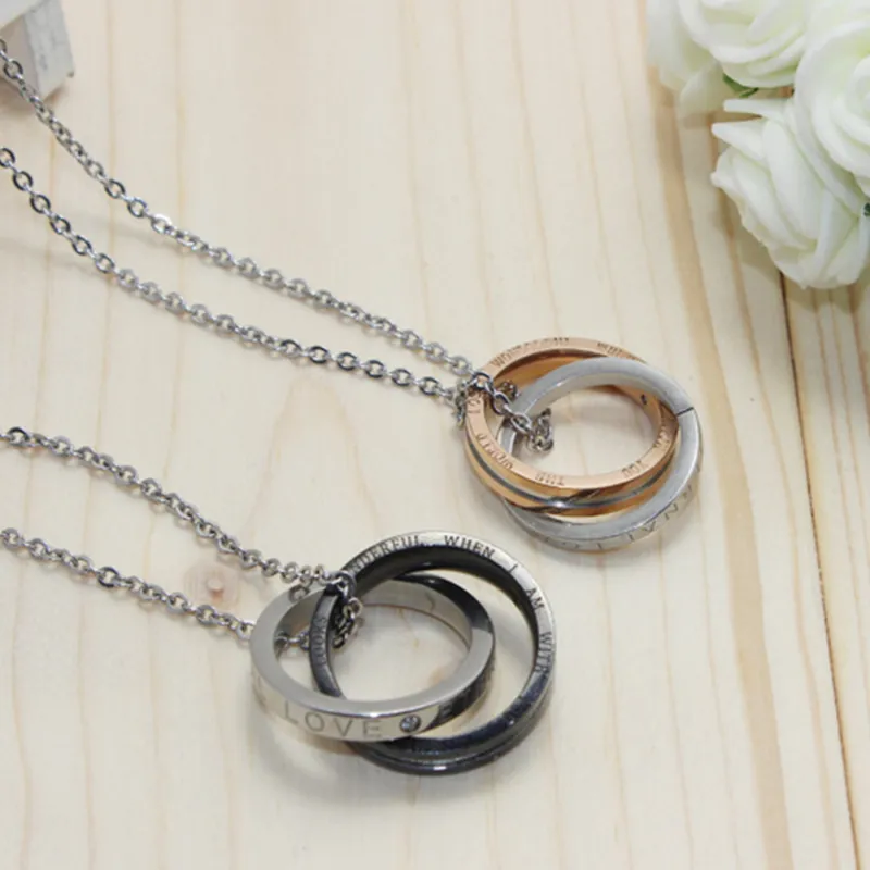 DH7 Titanium Steel Necklaces Unisex-1