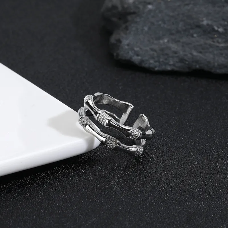 DH7 Titanium Steel Rings Unisex-1