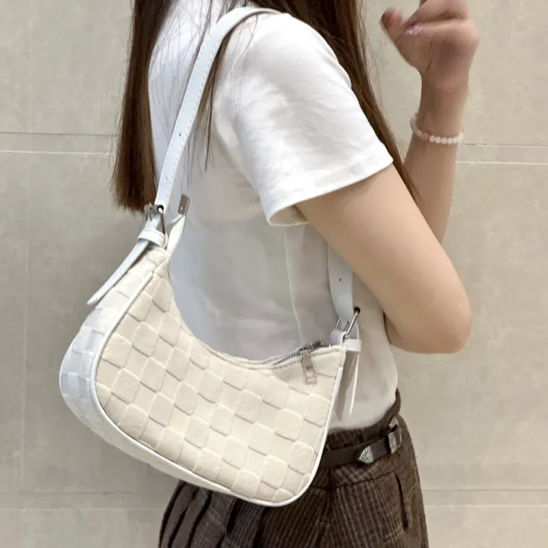 CORALDAISY Synthetic Leather Shoulder Bag Women's White-6