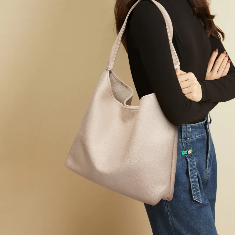 CORALDAISY Synthetic Leather Shoulder Bag Women's Black/Apricot-7