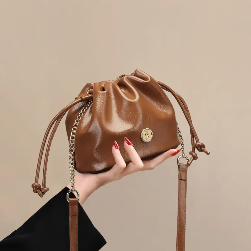 CORALDAISY Synthetic Leather Crossbody Bag, Shoulder Bag Regular Women's Brown-4