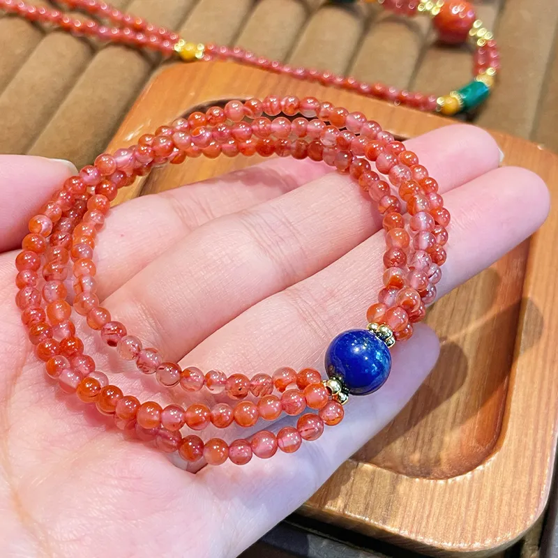 Honglangji Southern Red Agate Bracelets Women's-1