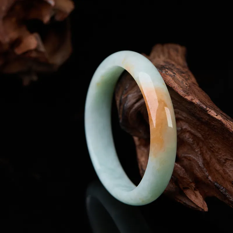 Honglangji Glutinous Jade Jadeite Bangles Women's-2