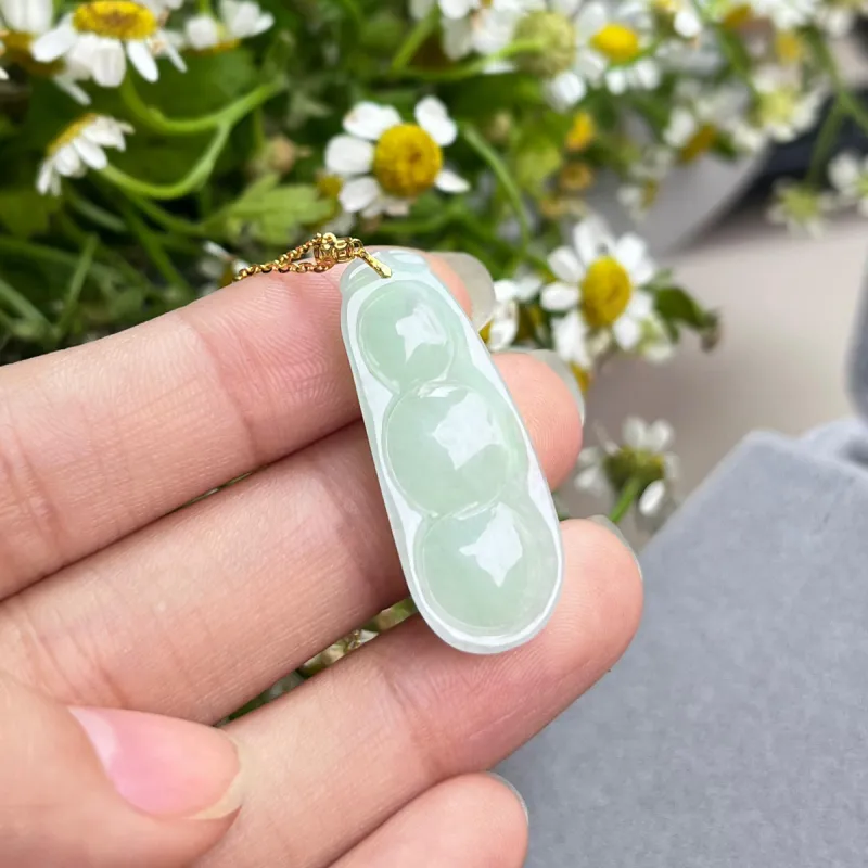 Honglangji Ice Glutinous Jadeite Necklace Women's-3