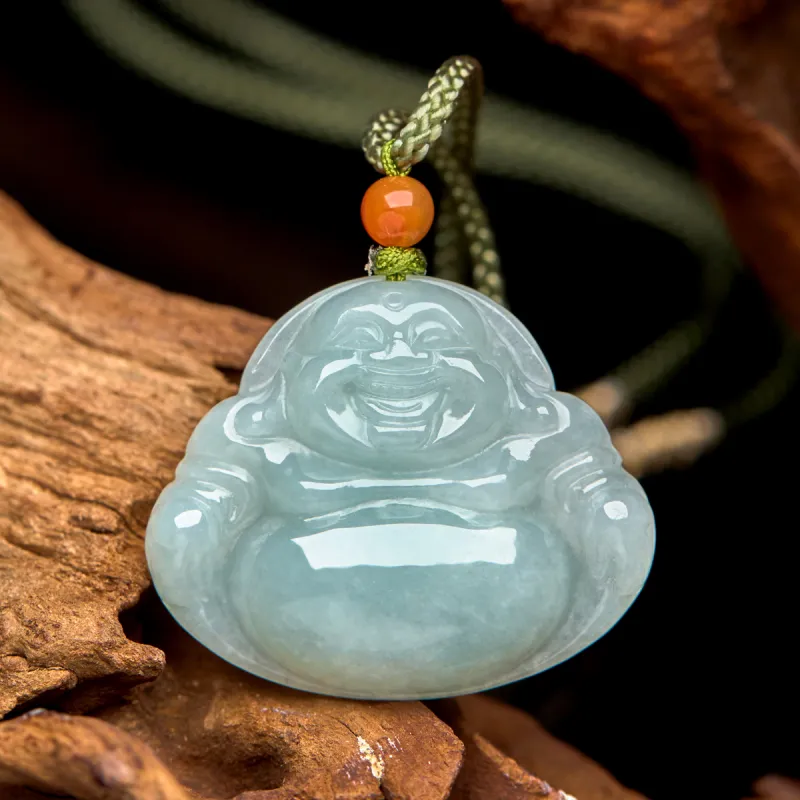 Honglangji Glutinous Jade Jadeite Necklaces Women's-5