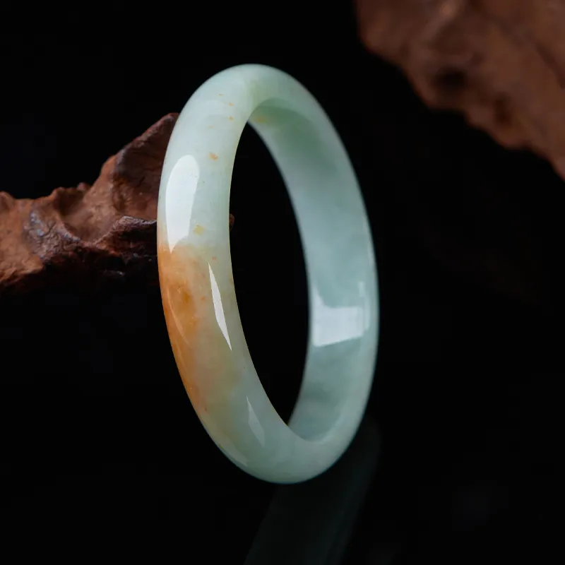 Honglangji Glutinous Jade Jadeite Bangles Women's-4