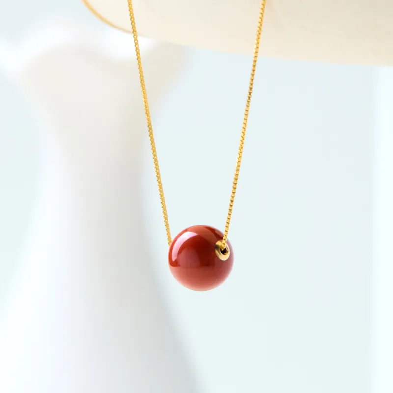 Honglangji Southern Red Agate Necklaces Women's-2