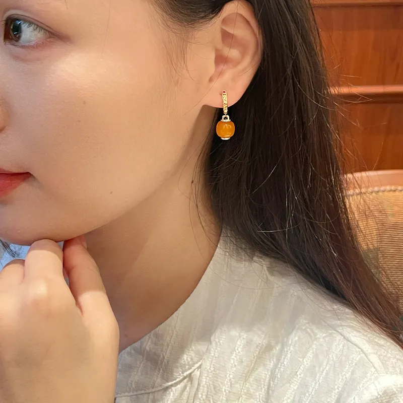 Honglangji Beeswax Earrings Women's-1