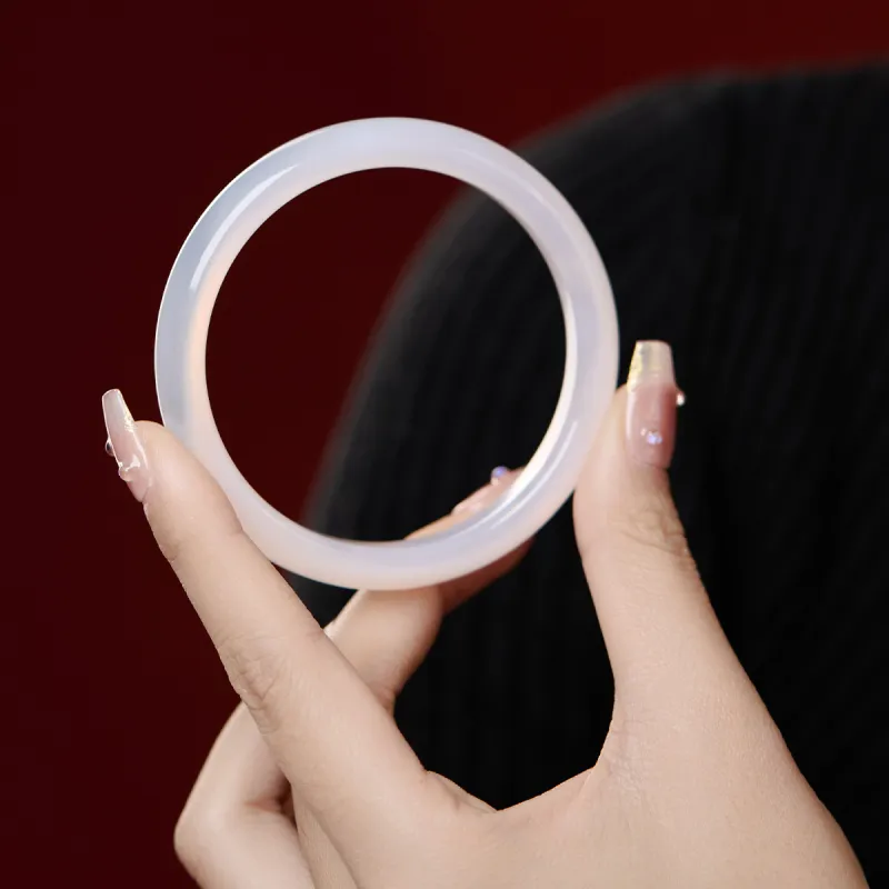 Honglangji Chalcedony Bangles Women's-2