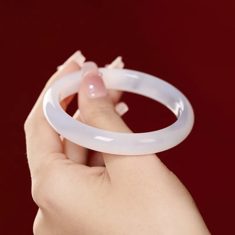 Honglangji Chalcedony Bangles Women's-1