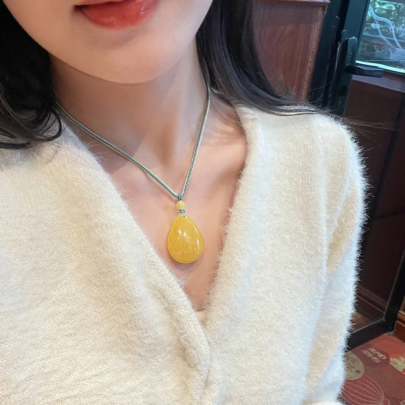 Honglangji Beeswax Necklaces Women's-1