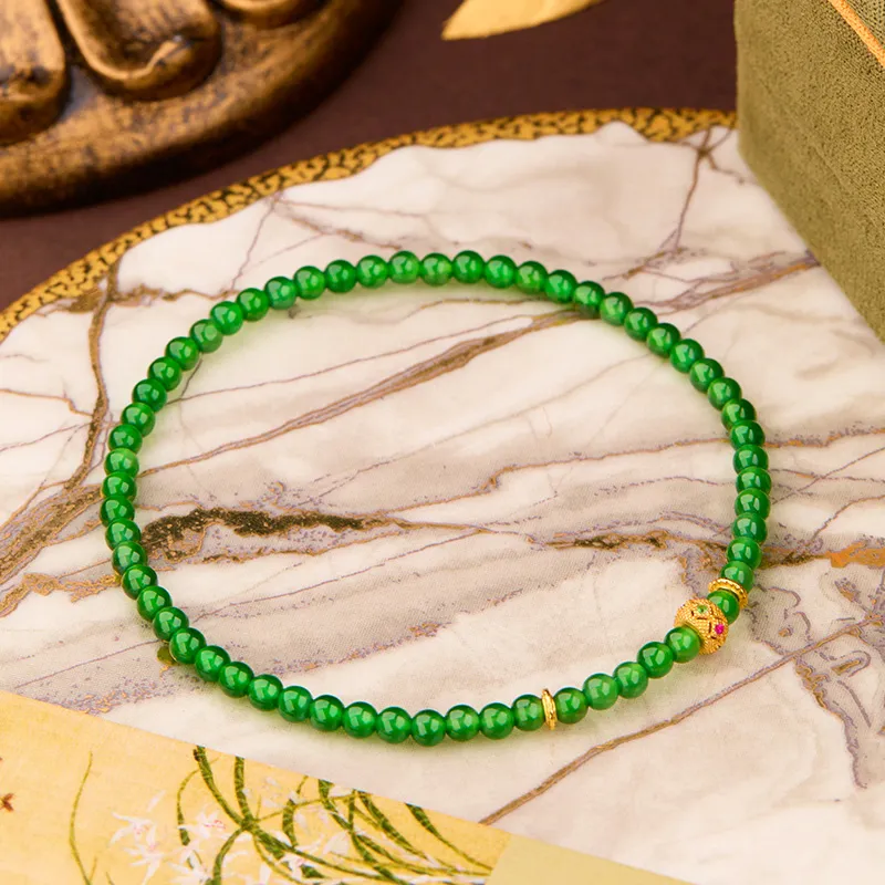 Honglangji Ice Type Jadeite Bracelets Women's-4