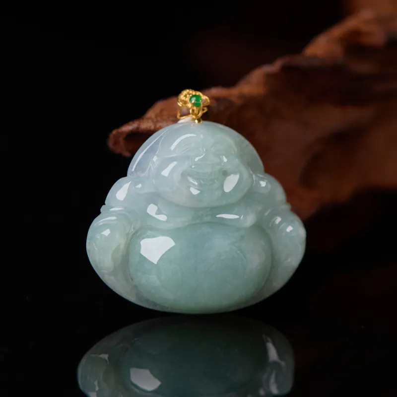Honglangji Ice Glutinous Jadeite Necklaces Women's-1