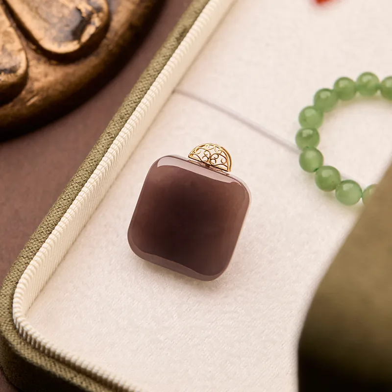 Honglangji Hetian Jade Pendants Women's Sugar Jade-4