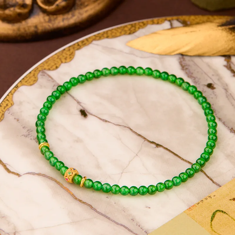 Honglangji Ice Type Jadeite Bracelets Women's-5