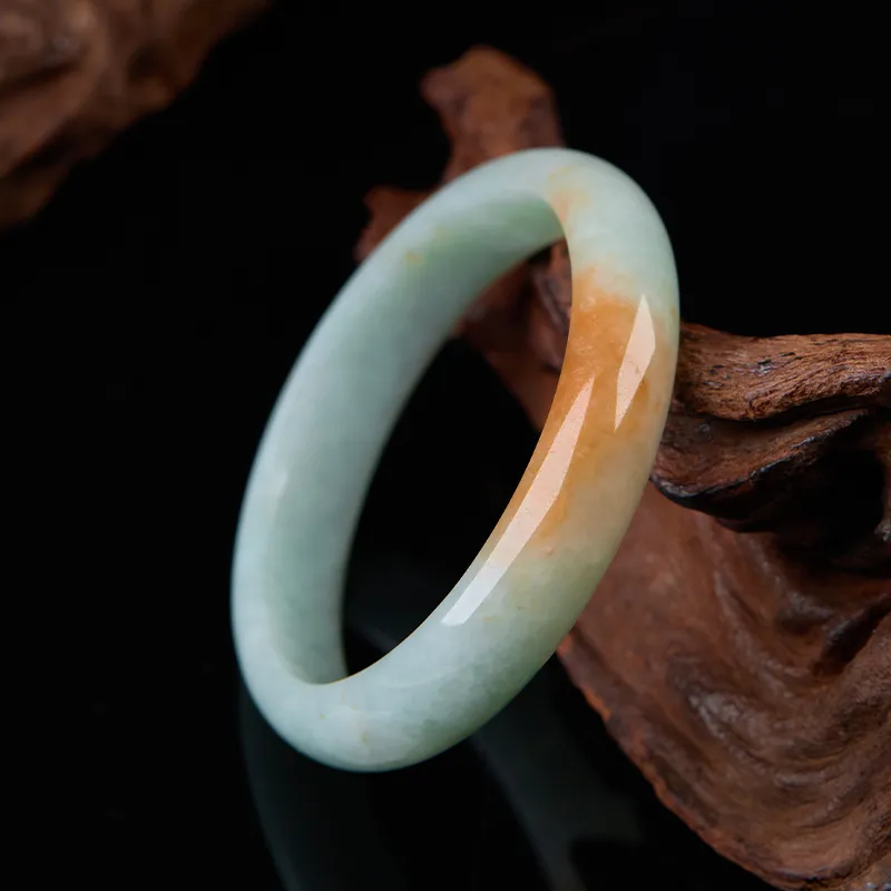 Honglangji Glutinous Jade Jadeite Bangles Women's-3
