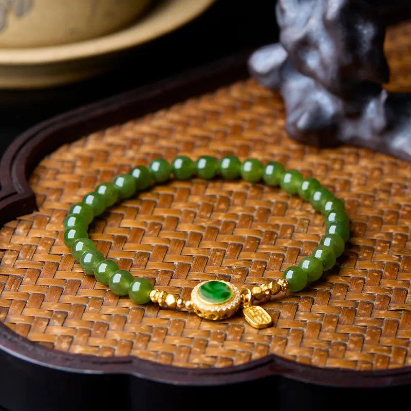 Honglangji Hetian Jade Bracelets Women's Jasper-2