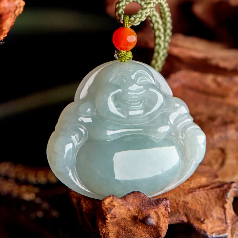Honglangji Glutinous Jade Jadeite Necklaces Women's-2