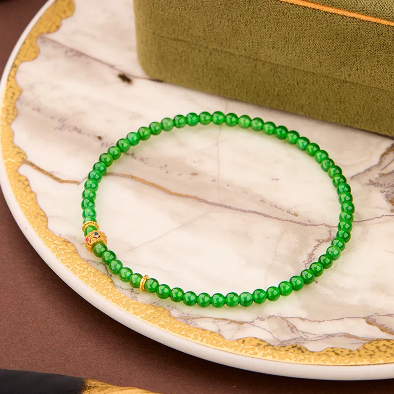 Honglangji Ice Type Jadeite Bracelets Women's-3