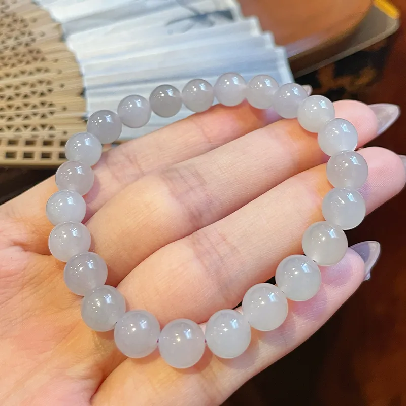 Honglangji Hetian Jade Bracelets Smoky Purple Women's-3