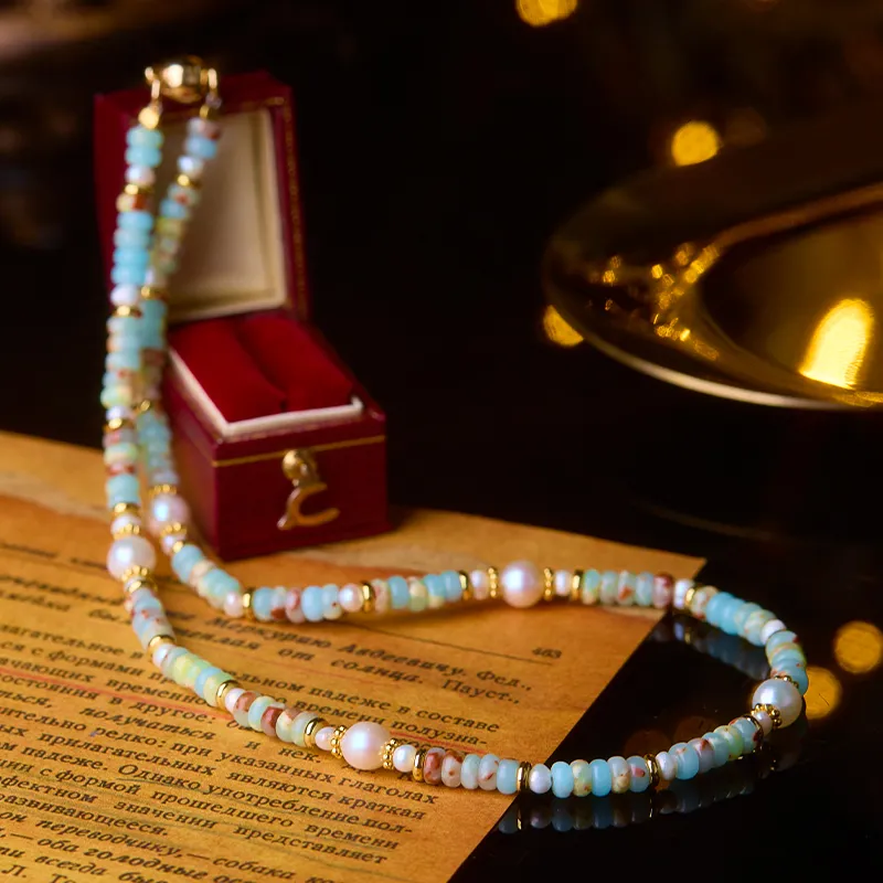 Honglangji Shoushan Stone Necklaces Women's-2