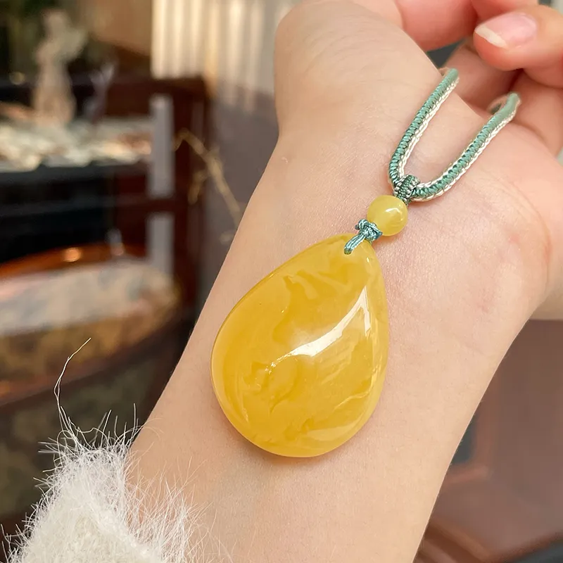 Honglangji Beeswax Necklaces Women's-2
