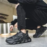 LOW TOP SNEAKERS DENIM Schwarz