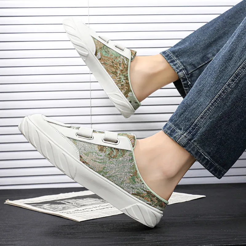 TFKY Odor Resistant Closed Toe Slippers Men's-6