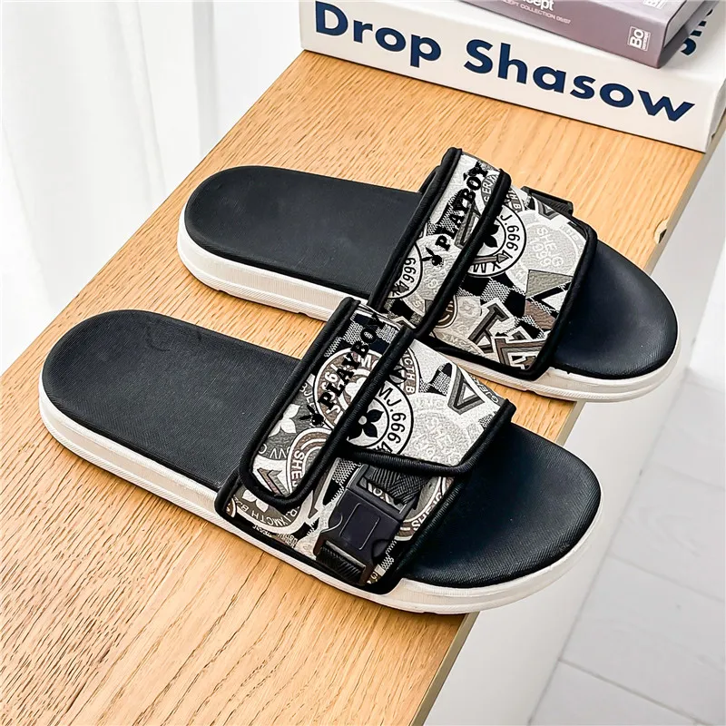 Playboy Slip Resistant, Odor Resistant, Abrasion Resistant, Quick Dry, Antibacterial Cushioning Slide Slippers Women's-3