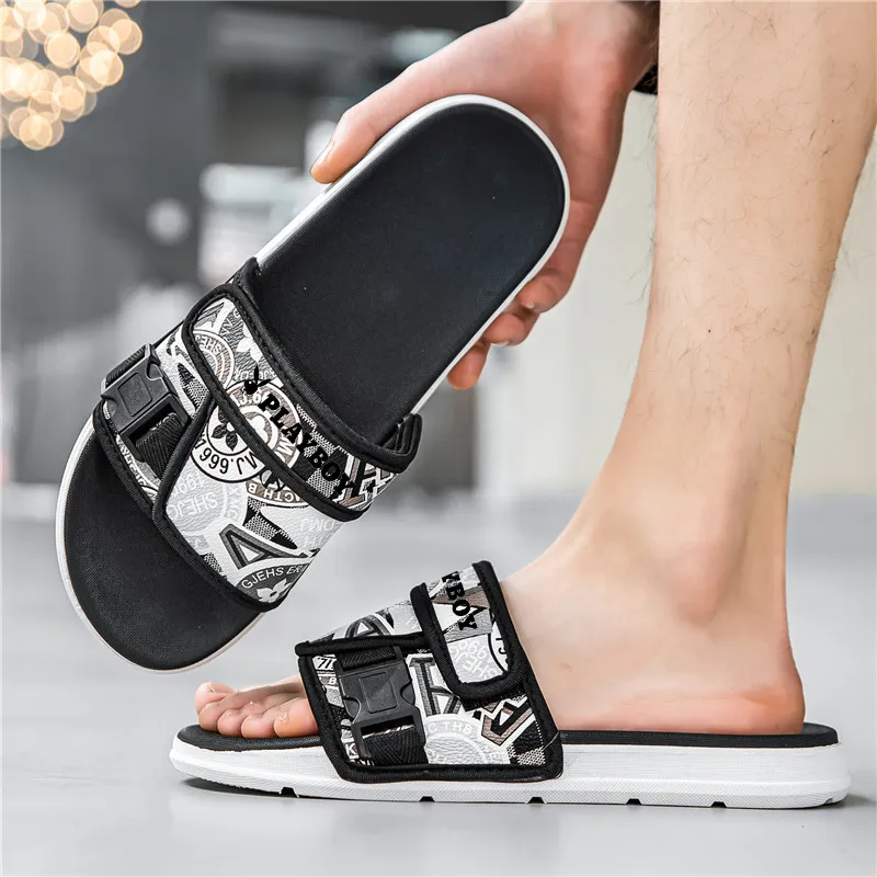 Playboy Slip Resistant, Odor Resistant, Abrasion Resistant, Quick Dry, Antibacterial Cushioning Slide Slippers Women's-5