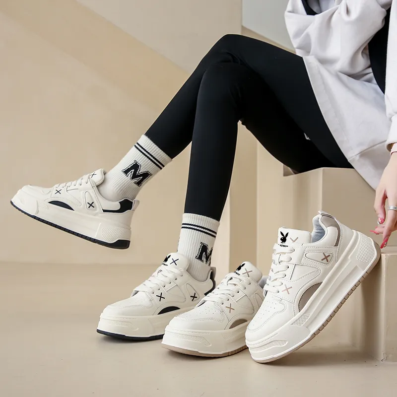 Playboy Low Top Skateboard Shoes Women's-10