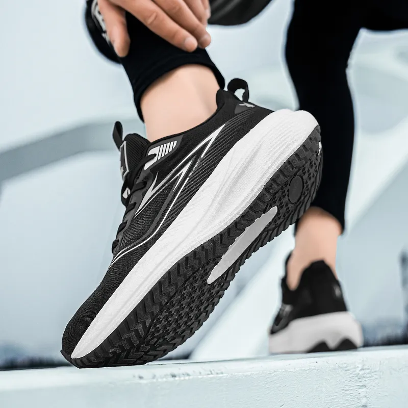 Playboy Low Top Marathon Running Shoes Men's Black Box Included-5