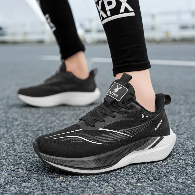 Playboy Low Top Running Shoes Men's Black Box-9