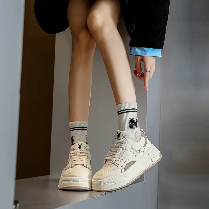 Playboy Low Top Skateboard Shoes Women's-2