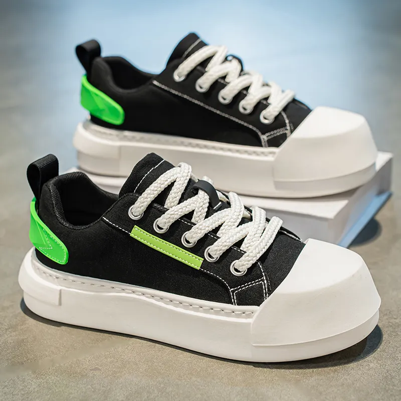 LADY PIROLA Wear resistant And Lightweight Low Top Skateboard Shoes Men's-4
