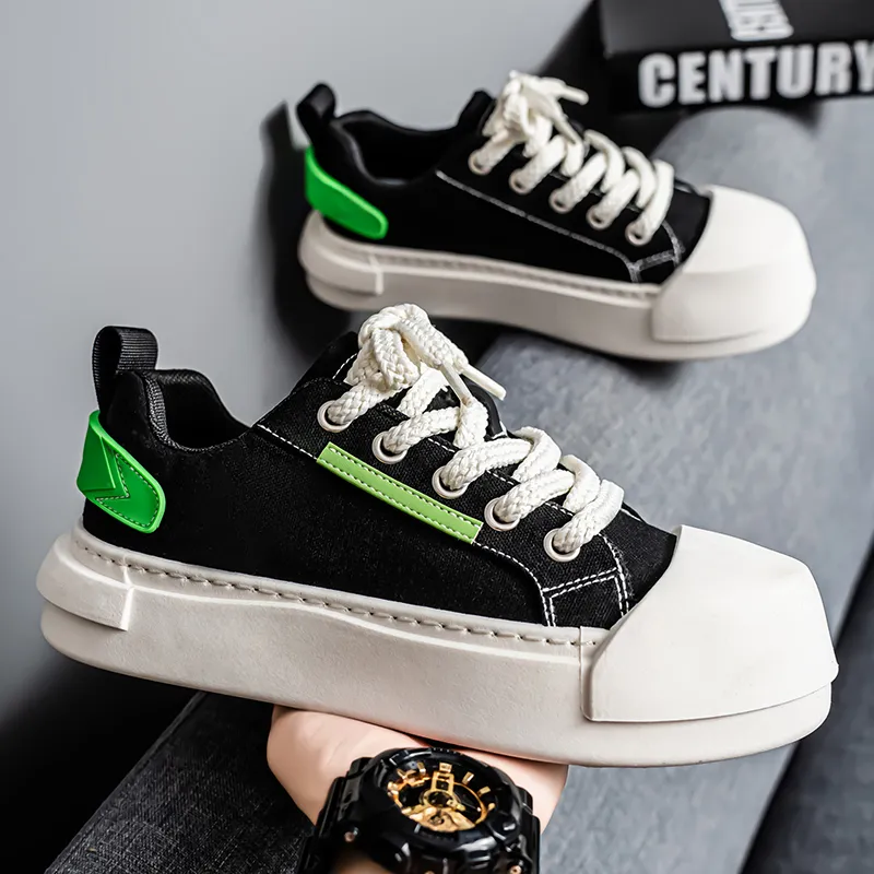 LADY PIROLA Wear resistant And Lightweight Low Top Skateboard Shoes Men's-5