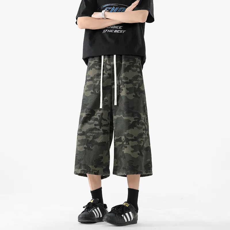 ARCANEFUNK Denim Shorts Unisex Camouflage-4