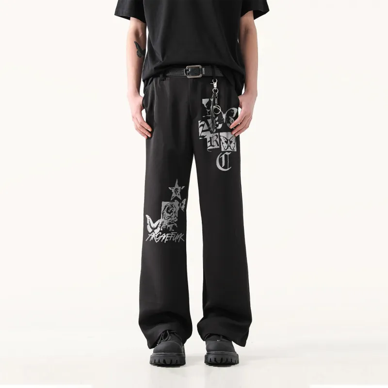 ARCANEFUNK Casual Pants Unisex Black-4