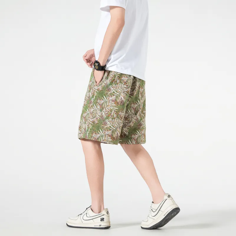 ARCANEFUNK Casual Shorts Unisex Fiji Green-3