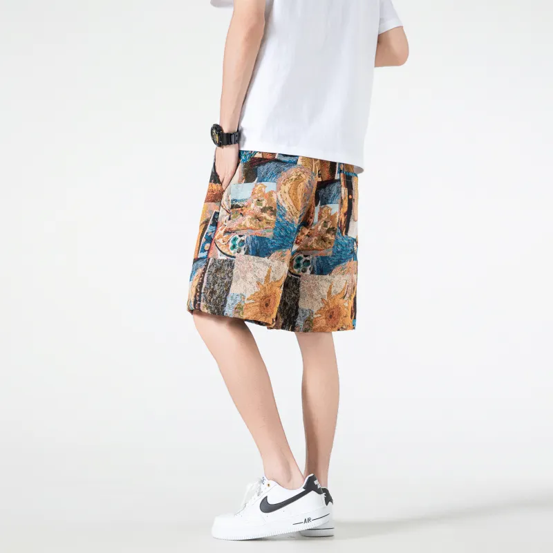 ARCANEFUNK Casual Shorts Unisex Berlin Brown-3