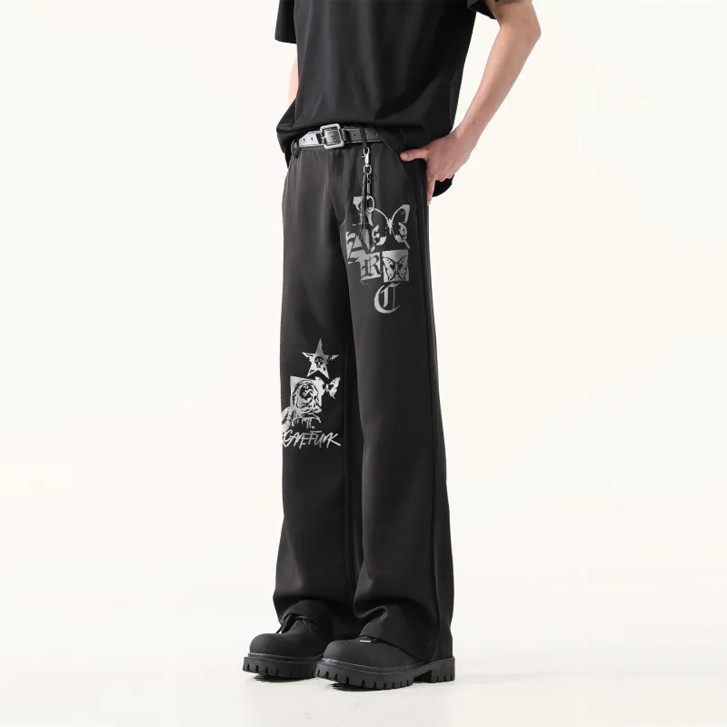 ARCANEFUNK Casual Pants Unisex Black-3