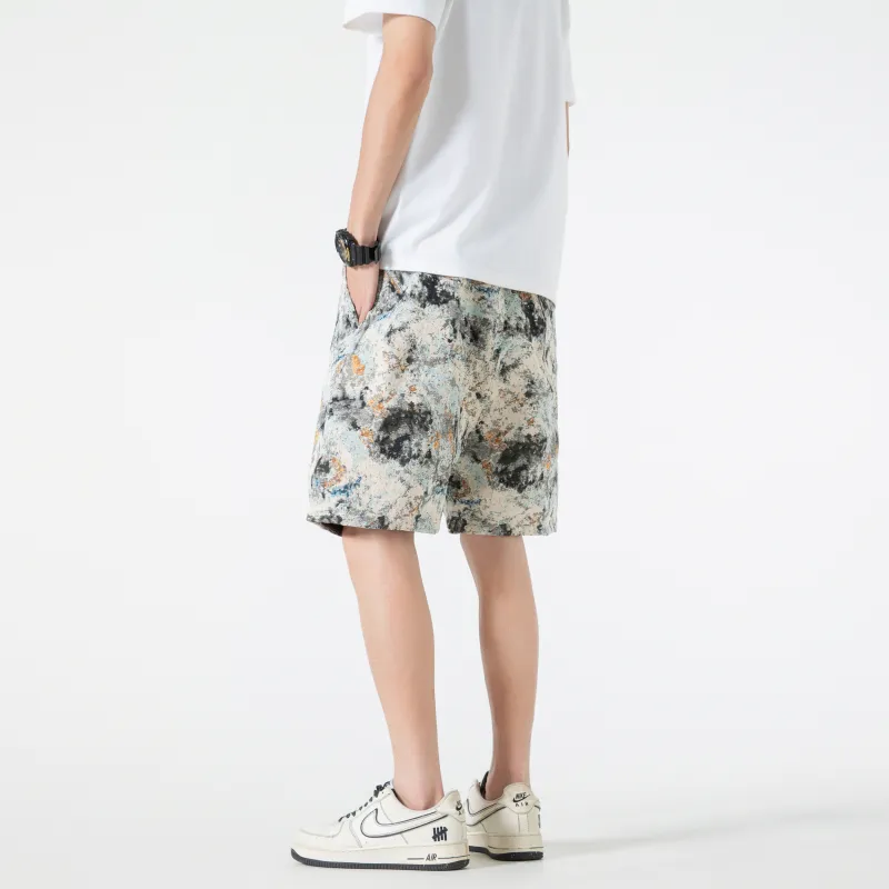 ARCANEFUNK Casual Shorts Unisex Morandi Gray-2