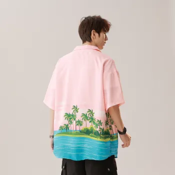 ARCANEFUNK Shirt Unisex Maldives Pink