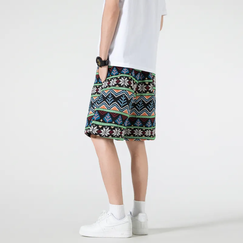 ARCANEFUNK Casual Shorts Unisex Athens Blue-3